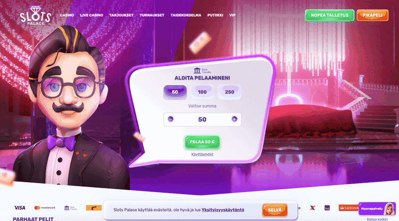 Μαρτυρία για την Ιστοσελίδα του Καζίνο SlotsPalace